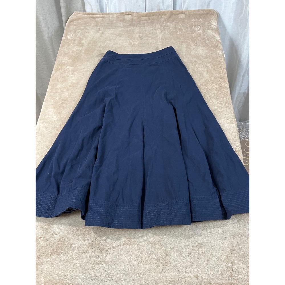 Tuckernuck Brynn Skirt Women's Size 8 Denim Blue Cotton EUC